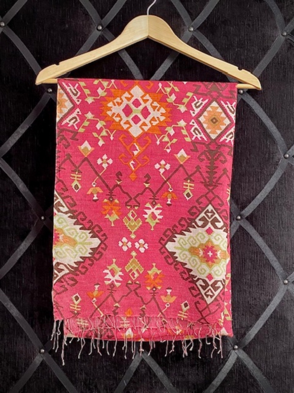Feathers by Tolani Scarf - Moroccan Inspired pattern in a cotton rayon blend